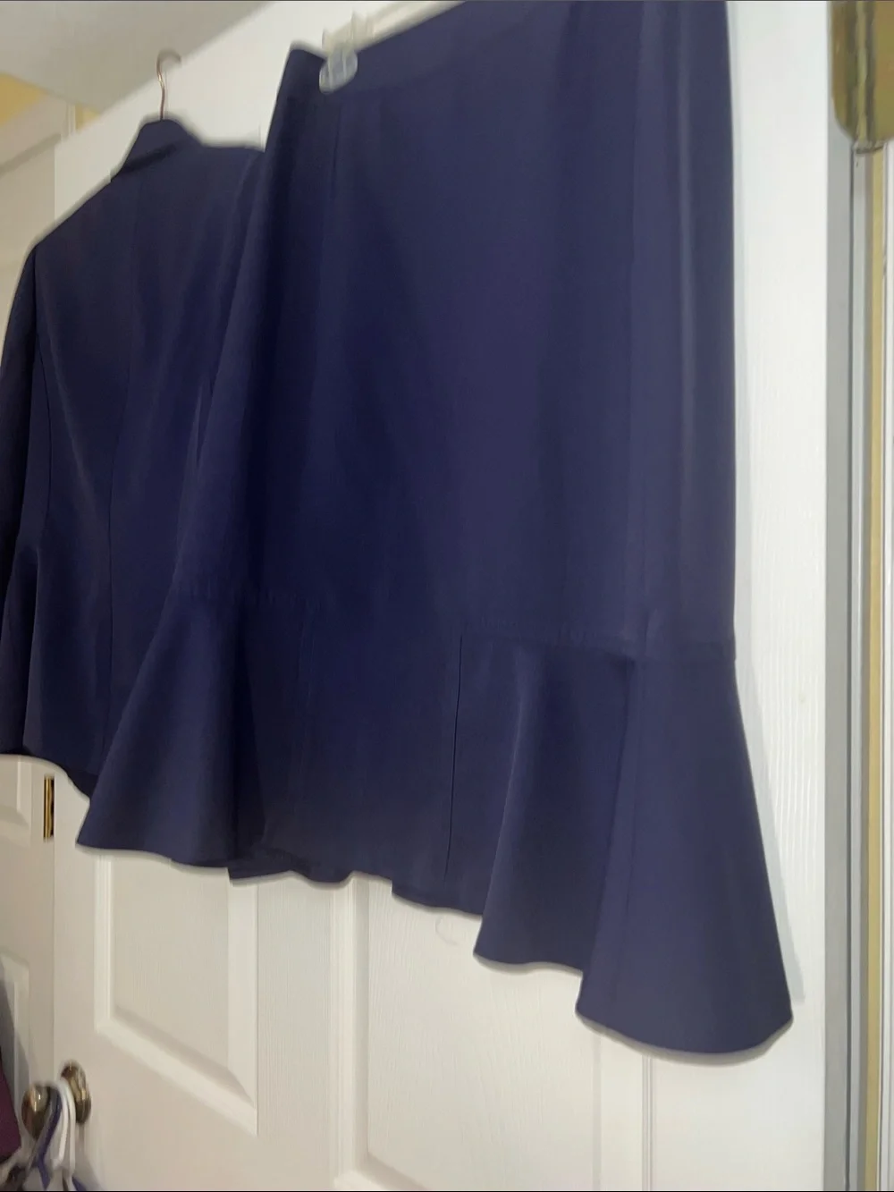 Kasper Women's Navy Blazer and Matching Skirt Set